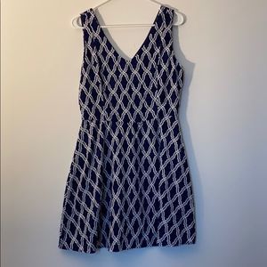 Peach Love CA Patterned Dress Size Large